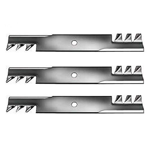 Parts 3 Pack Replacement Mulching Toothed Blades 48″ Fits Toro 117-7277-03 107-3192-03 ZX4800