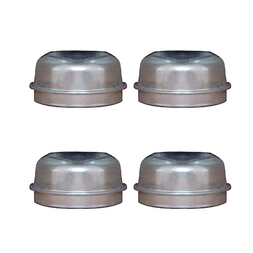 4Pcs Trailer Bearing Hub Cap Dust Cover Fit for Utility Fishing Boat Sailboat Trailer (2 Inch)