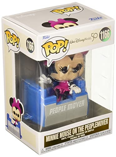 Funko Pop! Disney: Walt Disney World 50th – Minnie Mouse on The People Mover, Multicolor