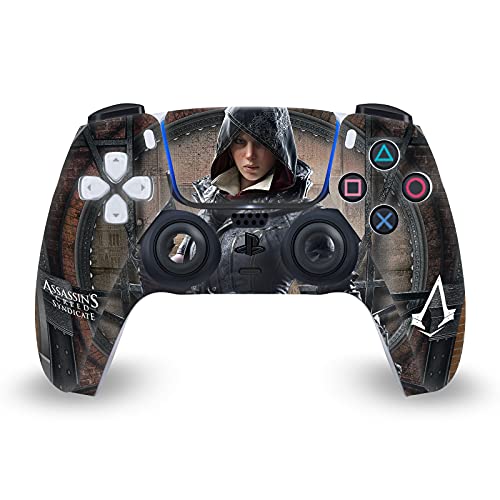Head Case Designs Officially Licensed Assassin’s Creed Evie Frye Syndicate Graphics Vinyl Faceplate Sticker Gaming Skin Decal Cover Compatible With Sony PlayStation 5 PS5 DualSense Controller