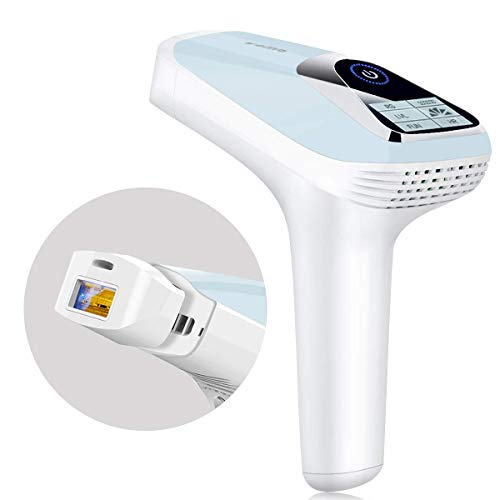 VEME IPL Laser Hair Removal for Women Permanent，at-Home Hair Removal Device Painless，Laser Hair Remover for Face Body，Auto Manual Modes Adjustable with 5 Energy Levels,500,000 Flashes (Blue & White)