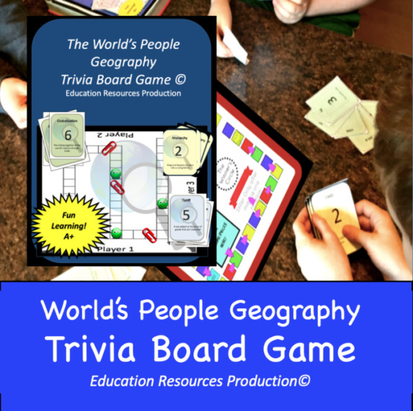 World’s People Geography Trivia Board Game