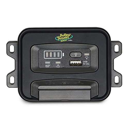 Battery Tender 10 AMP PWM Solar Charge Controller with LED Status Indicator for 12 Volt/24 Volt Lead Acid, AGM, and Gel Batteries
