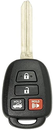 UOKEY Replacement Remote Control Key Fob Shell Cover Fit for Scion FR-S tC Toyota Avalon Camry Corolla Highlander Rav4 Yaris.Part Number：HYQ12BDM