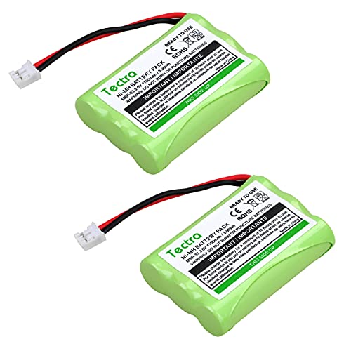 Tectra 2-Pack 1100mAh Replacement Battery for Motorola MBP33 MBP33S MBP33PU MBP35 MBP36 MBP36S MBP36PU MBP41 MBP43 Baby Monitor