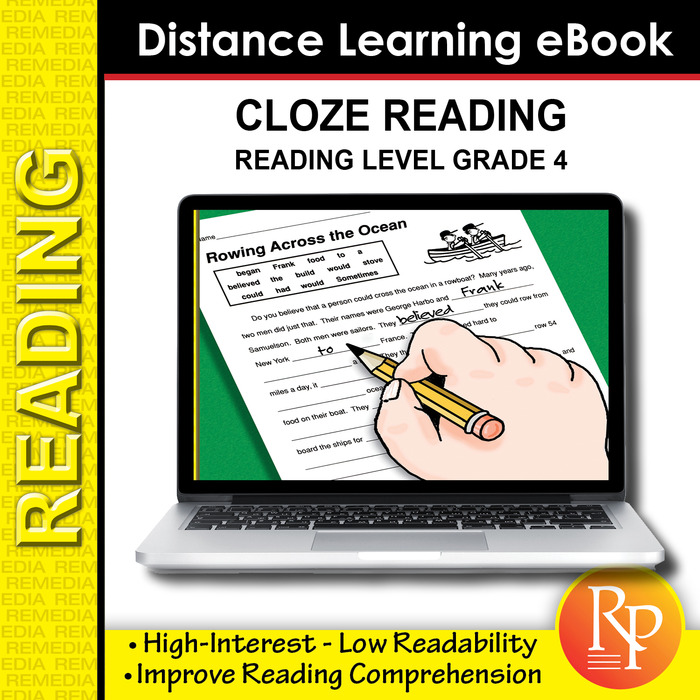 Cloze Reading – Reading Level 4 (eBook) | The Storepaperoomates Retail Market - Fast Affordable Shopping