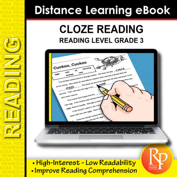 Cloze Reading – Reading Level 3 (eBook)