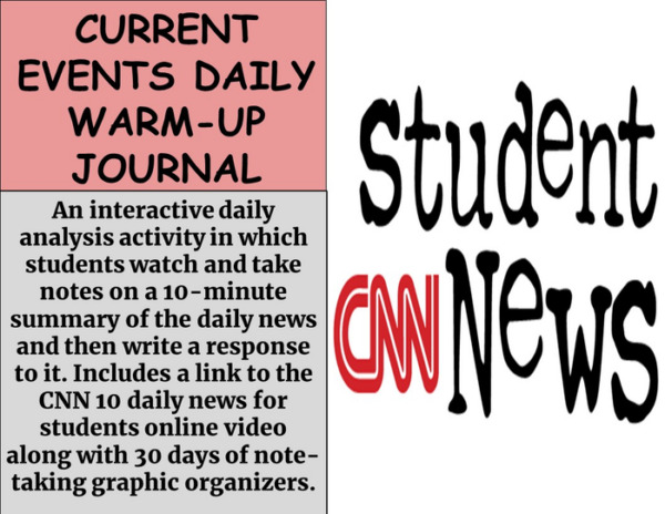 Current Events Daily Analysis Journal