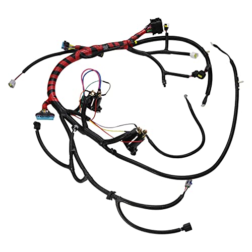 JDMSPEED New Engine Wiring Harness W/O Cali Replacement for Ford Super Duty F250 F350 1999 2000 2001 7.3L Diesel Replace F81Z12B637EA F81Z-12B637-EA