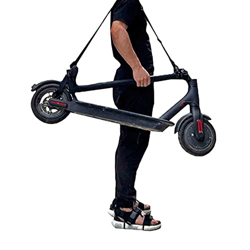 MiOYOOW Scooter Shoulder Strap, Scooter Carrying Strap with Non-Slip Shoulder Pad Adjustable Shoulder Straps Belt Band for Carrying Bikes Yoga Mat Skateboard