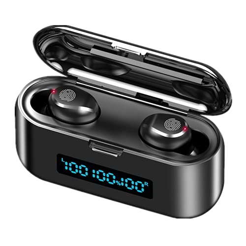 damdos Earbud HeadphonesTouch Control True Wireless Noise Cancelling Earbuds, IPX7 Bluetooth 5.1 in Ear Detection,Compatible with Apple & Android (Black)