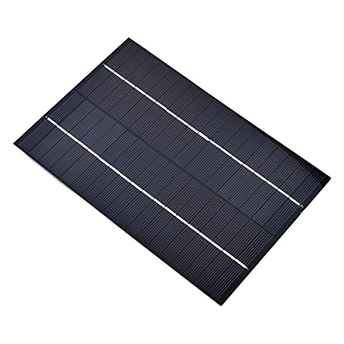 Heyiarbeit 1 Pcs 18V 4.2W Small Polysilicon Epoxy Resin DIY Solar Panel Module 200mm x 130mm/7.87″ x 5.12″ for Cell Charger