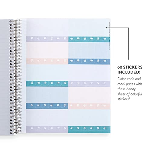 7″ x 9″ Spiral Bound College Ruled Notebook – Star Wars May The Force Be with You. 160 Lined Page Note Taking & Writing Notebook. 80Lb Thick Mohawk Paper. Stickers Included by Erin Condren. | The Storepaperoomates Retail Market - Fast Affordable Shopping