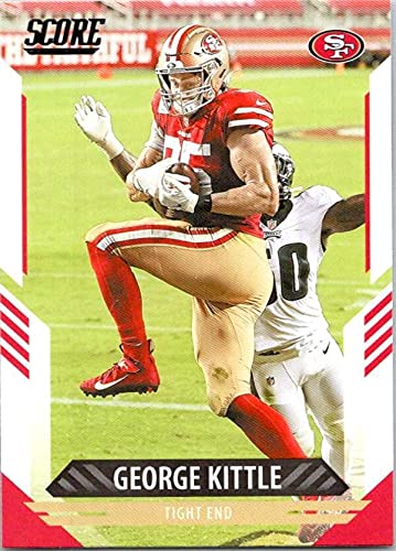 2021 Score #261 George Kittle San Francisco 49ers Official NFL Football Trading Card in Raw (NM or Better) Condition
