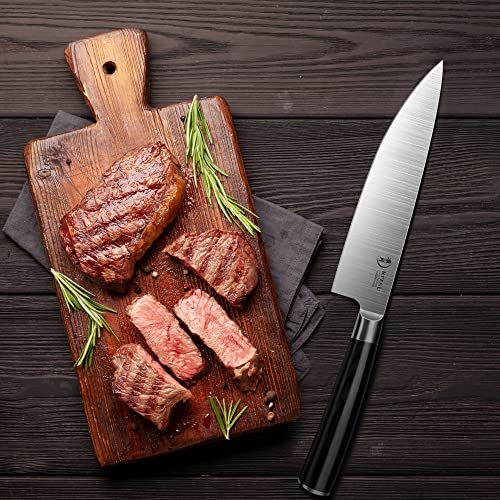 RITSU Chef Knife – 8 Inch Chef’s Knife, Ultra Sharp Kitchen Knife, German High Carbon Steel Japanese Chef Knife with Ergonomic Handle for Home Kitchen Restaurant | The Storepaperoomates Retail Market - Fast Affordable Shopping