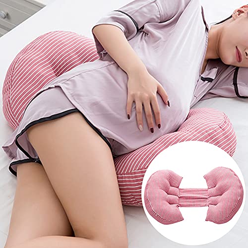 Hrpa Pregnancy Pillow,Side Sleeper Maternity Belly Support Pillows Double Wedge for Pregnant Women,Hips,Legs,Support Back,Belly,Maternity Women for Both Bump and Back Best Pregnant Mom Gift