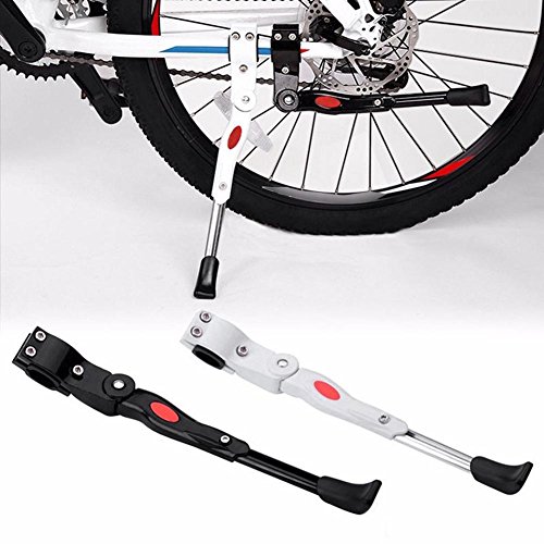 JNXFUZMG Bicycle Stand Adjustable MTB Road Bicycle Kickstand Parking Rack Mountain Bike Support Side Kick Stand Foot Brace for 22-27 Inch Wheel Diamete (Color : Black) | The Storepaperoomates Retail Market - Fast Affordable Shopping