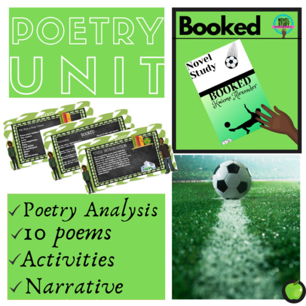 Poetry Analysis Unit for Booked by Kwame Alexander