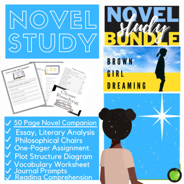 Novel Study for Brown Girl Dreaming by Jacqueline Woodson