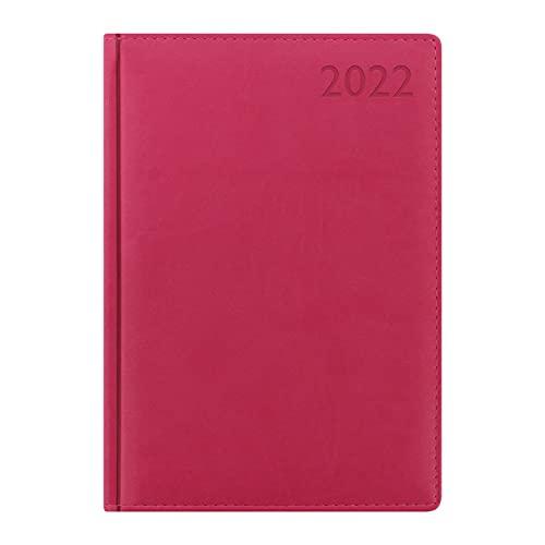 Letts of London,22-080449 Verona A5 Week to View 2022 Diary – Pink