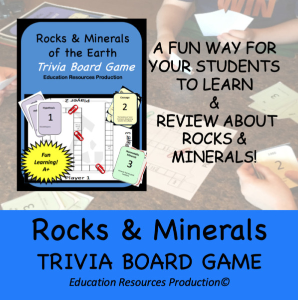 Minerals Trivia Board Game