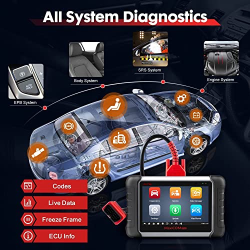 Autel Scanner MaxiCOM MK808Z: Android 11 Based Bi-Directional Control Scan Tool, 28+ Services, 2023 Upgraded of MK808/MX808, All System Diagnostics, FCA Auto Auth, ABS Bleed, Injector Coding | The Storepaperoomates Retail Market - Fast Affordable Shopping