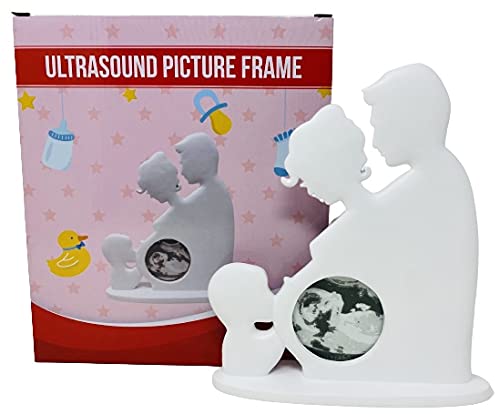 Ultrasound Picture Frame Gender Reveal New Parents Pregnant Mom Pregnancy Love Gifts Baby First Sonogram Frames (Ultrasound Picture Frame – Family of 4)