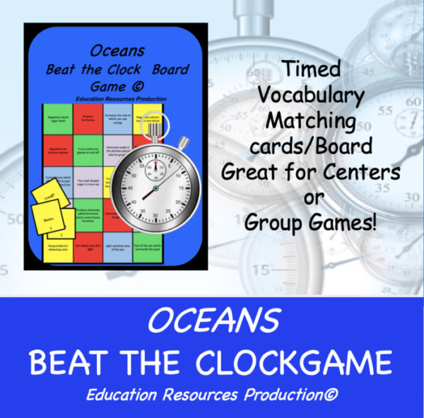 Oceans Beat the Clock Vocabulary Game