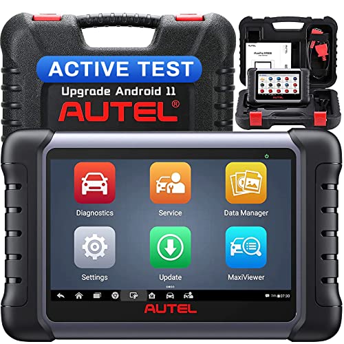 Autel MaxiCOM MK808Z Diagnostic Scan Tool – Android 11 Based Bi-Directional Control, 2023 Upgraded Ver. of MK808/MX808, All System Diagnosis, FCA Auto Auth, Oil Reset(Original)