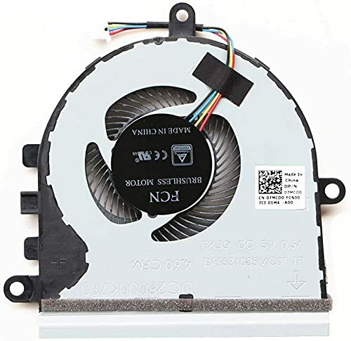 Laptop CPU Cooling Fan for Dell Inspiron CPU Cooling Fan for DELL Inspiron 15 5570 5575 I5575 P75F Vostro 15 3583 3584 Notebook CPU Cooling Fan