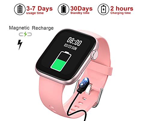 Smart Watch for Women(Answer/Make Call), 1.7′ Fitness Watch with Heart Rate Blood Pressure SpO2 Sleep Monitor IP67 Waterproof Activity Trackers and Smartwatches for iPhone Android Phones | The Storepaperoomates Retail Market - Fast Affordable Shopping