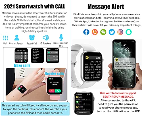Smart Watch for Women(Answer/Make Call), 1.7′ Fitness Watch with Heart Rate Blood Pressure SpO2 Sleep Monitor IP67 Waterproof Activity Trackers and Smartwatches for iPhone Android Phones | The Storepaperoomates Retail Market - Fast Affordable Shopping