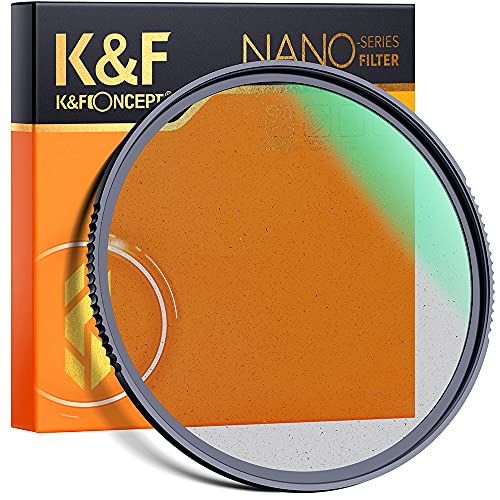 K&F Concept 67mm Black Diffusion 1/2 Filter Mist Cinematic Effect Filter with 28 Multi-Layer Coatings Waterproof/Scratch Resistant for Video/Vlog/Portrait Photography