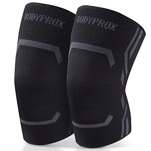 Knee Compression Sleeve for Men and Women (2 Pack), Knee Support Brace for Running and Work out (Medium)