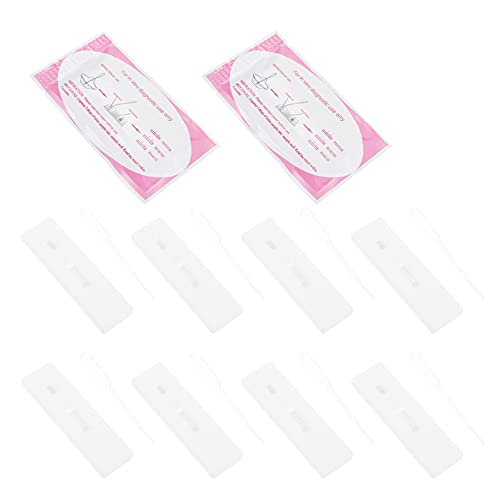 DOITOOL 10Pcs Pregnancy Test Strips Early Pregnancy Tests Cards Rapid Tester Fake Pregnancy Test for Home Self- Checking White