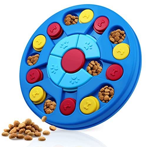 Joansan Dog Puzzle Toys Interactive Puzzle Game Dog Toy for Smart Dogs IQ Stimulation Treat Puzzle Toy for Dogs Treat Training ,Puzzle Slow Feeder to Aid Pets Digestion (Advanced Level 2-3)