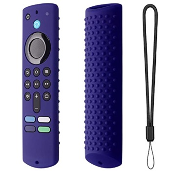 Remote Cover for TV Stick (3rd Gen) Silicone Protective Case TV Stick 4k&4K Max (2021 Release) Shockproof Silicone case with Lanyard(Midnight Blue) | The Storepaperoomates Retail Market - Fast Affordable Shopping
