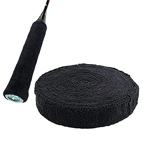 16.4ft Tennis Racket Grips Badminton Racquet Grip Tape Absorbent Towel Racket Overgrip Anti-Skid Towel Grip Wraps Big Reel Towel Tape Roll for Pickleball Racket Bike Handle Fishing Rod
