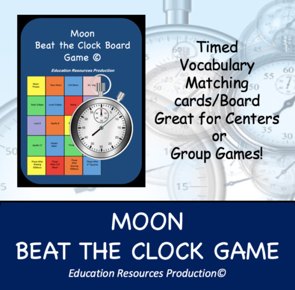 Moon Beat the Clock Vocabulary Game