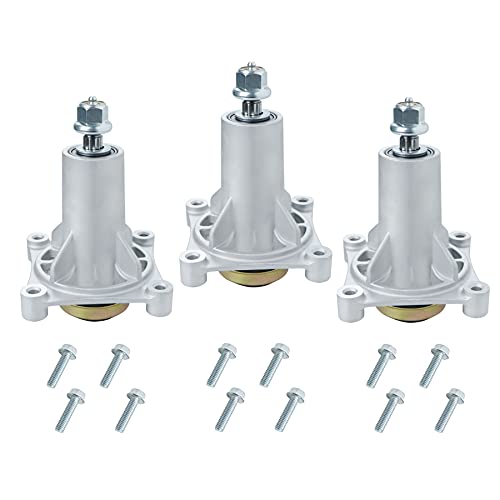 Autsurles 3 Pack Lawn Mower Spindle for Sears Craftsman 192870 187292 YT4000 YS4500 AYP Husqvarna 532192870 42 and 54 inch Deck