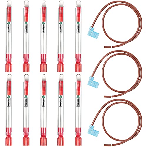 10 Pieces Water Heater Thermal Cut off Kit Replacement Part, Toilet Part Mobile Fittings Compatible with RV OEM Atwood 93866, Auto Spare Work on Electronic Water Heater