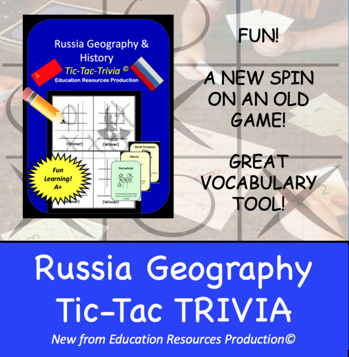 Russia History Tic Tac Trivia Board Game | The Storepaperoomates Retail Market - Fast Affordable Shopping