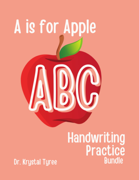 A is for Apple ABC Handwriting Practice Bundle – Upper and Lower Case Letters