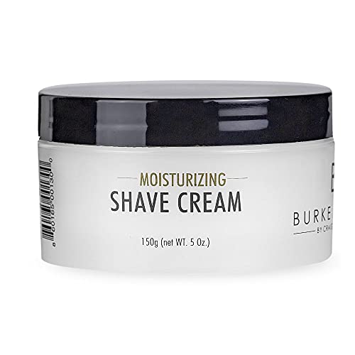 Burke Avenue Moisturizing Shave Cream – Protects Skin from Irritation & Razor Burn | Hydrating Rich Lather | Sensitive Skin Approved
