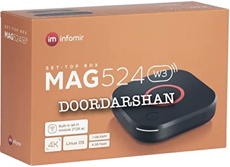 DOORDARSHAN MAG524W3: A 4K Capable Linux Set-TOP Box with HEVC Support