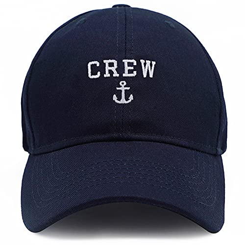 Captain Hat & First Mate | Matching Skipper Boating Baseball Caps | Nautical Marine Sailor Hats (Crew)