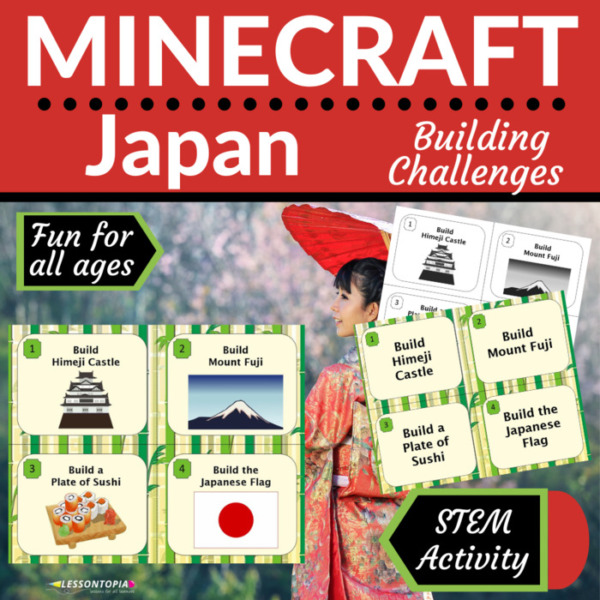 Minecraft Challenges | Japan | STEM Activities