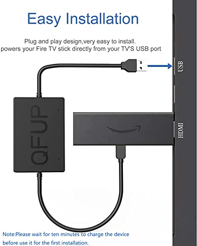 QFUP USB Power Adapter for Fire TV Stick, Replacement Power Cord for Fire Stick TV USB Power Cable Powers Your Fire Stick Directly Form Your TV’S USB Port （Eliminates The AC Outlet and Power Cord） | The Storepaperoomates Retail Market - Fast Affordable Shopping