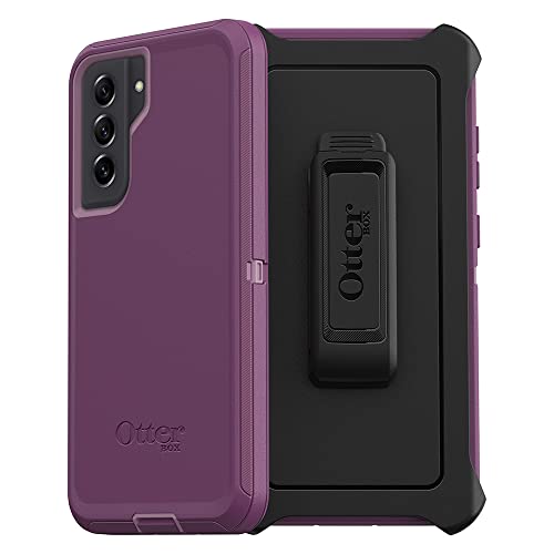 OtterBox DEFENDER SERIES SCREENLESS EDITION Case for Galaxy S21 FE 5G (Only) – HAPPY PURPLE