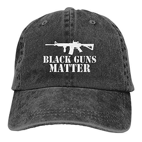 VIRTUALSHELF Guns Matter Hat for Men, Adjustable Baseball Cap Distressed Cotton Low Profile Washed Dad Hat for Women Outdoors Sports Girls Boys Unisex